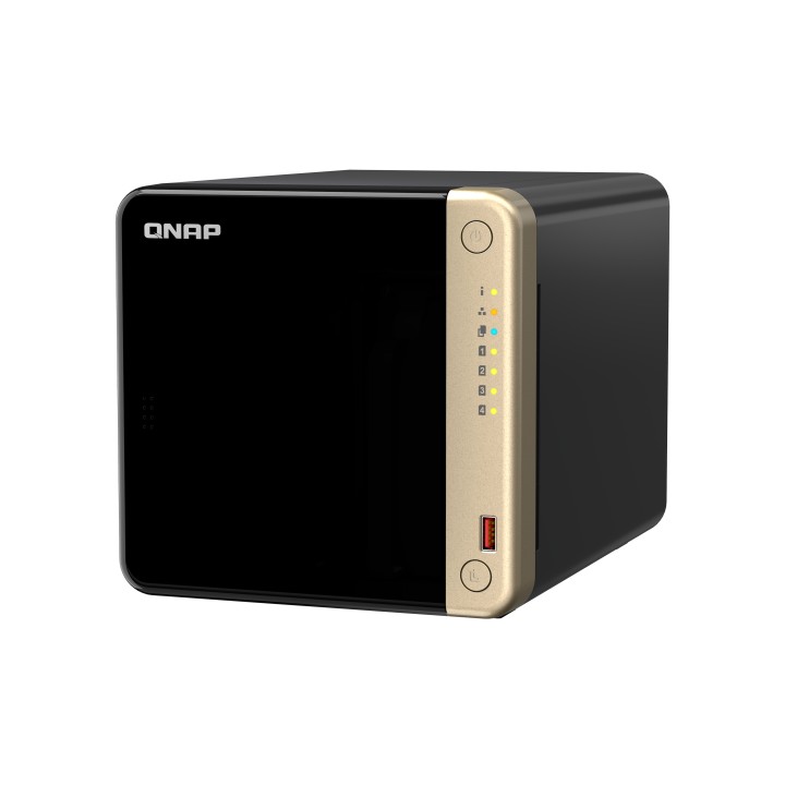 NAS QNAP SATA3 M.2 8Gb Sodimm 4 Bahías USB (TS-464-8G)