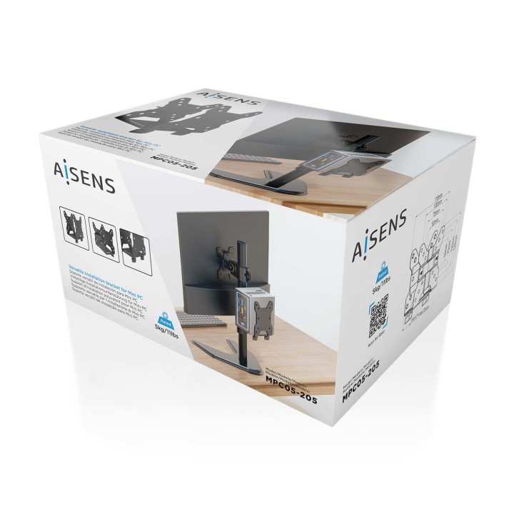 Soporte Sobremesa AISENS miniPC (MPC05-205)