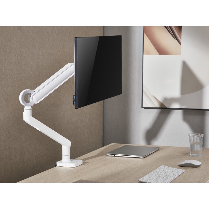 Soporte de Mesa EQUIP 1 Brazo 17"-35" Blanco (EQ650185)