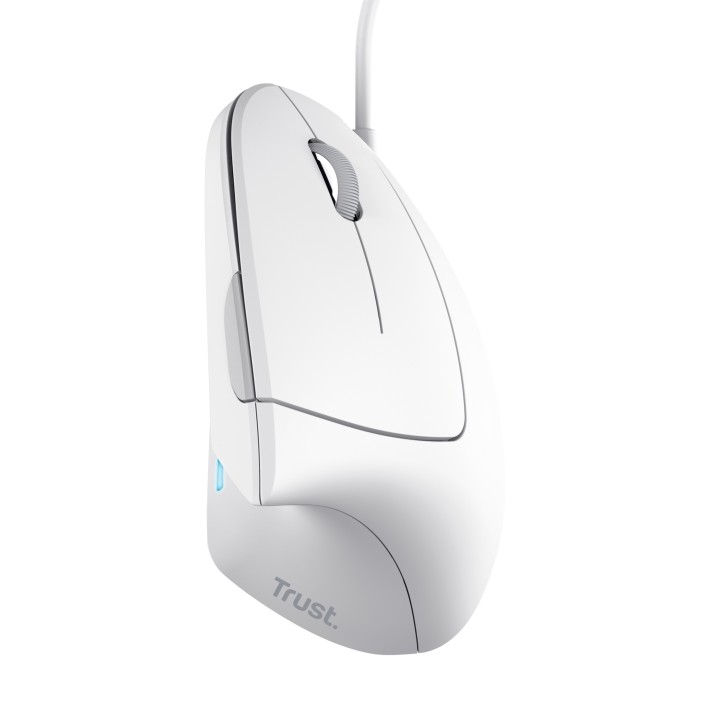 Ratón Vertical Trust Verto Óptico USB-A Blanco (25133)