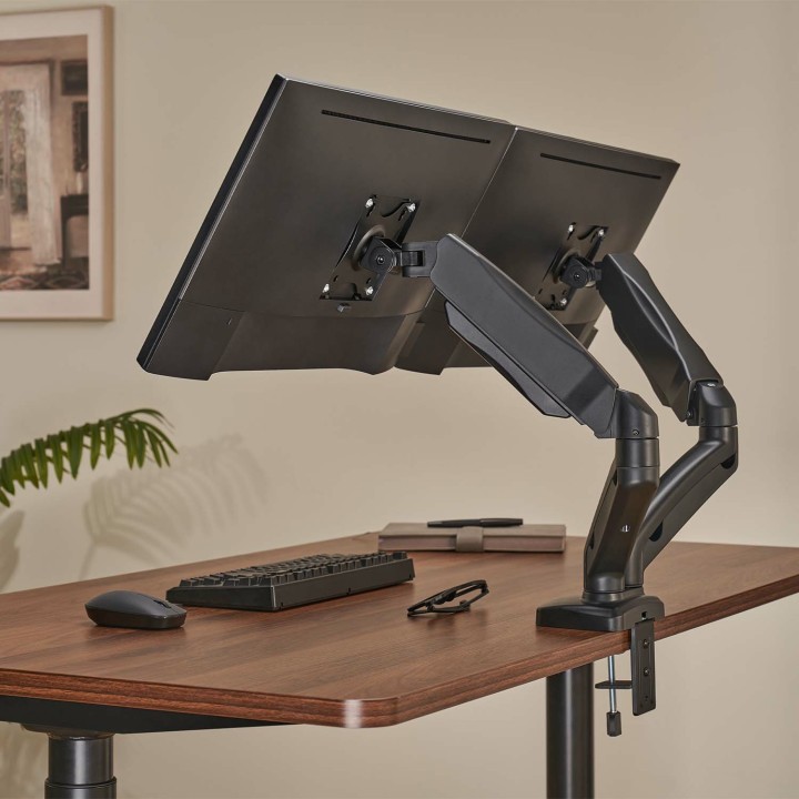 Soporte Mesa AISENS 2 Brazos 17-32" Negro (DT32TSR-221)
