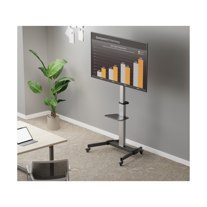 Soporte Suelo EQUIP 37-86" hasta 50Kg Plata (EQ650630)