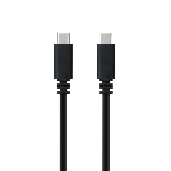 Nanocable USB-C/M a USB-C/M 1.5m Negro(10.01.2301-L150)