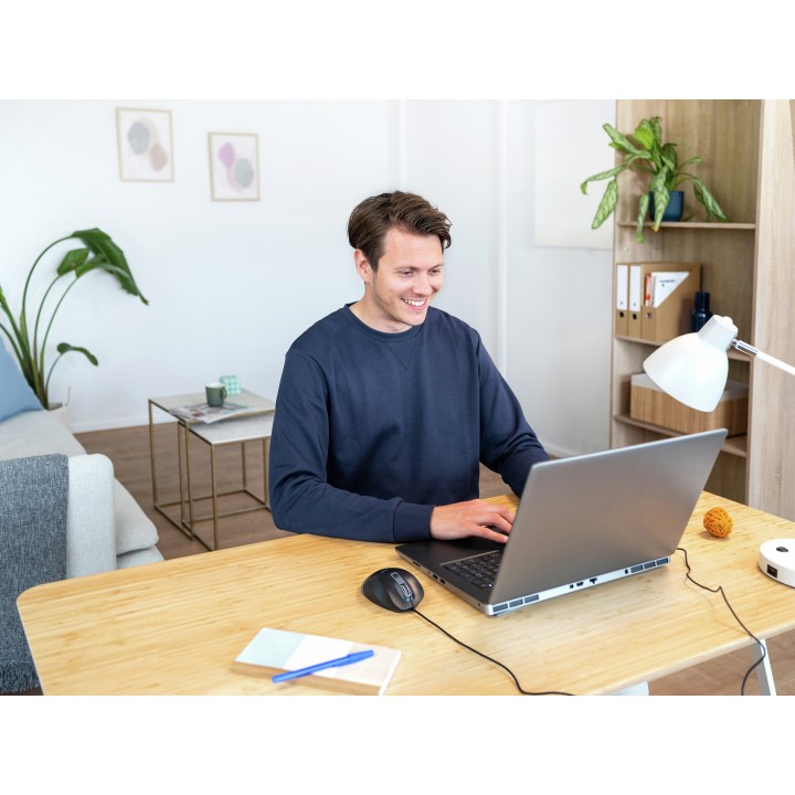 Ratón Trust Fyda Óptico USB-A 2.0 5000dpi Negro (24728)
