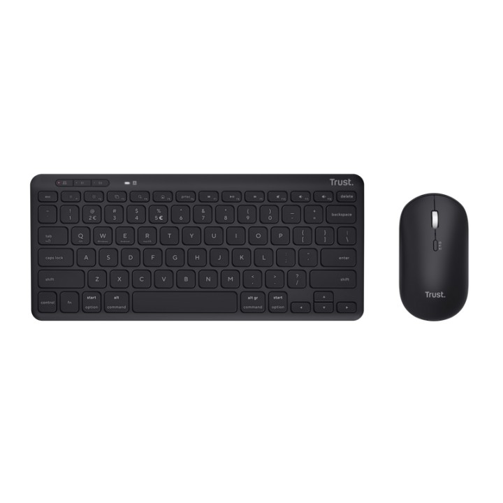 Teclado+Ratón Trust Lyra Bluetooth Negro (25061)