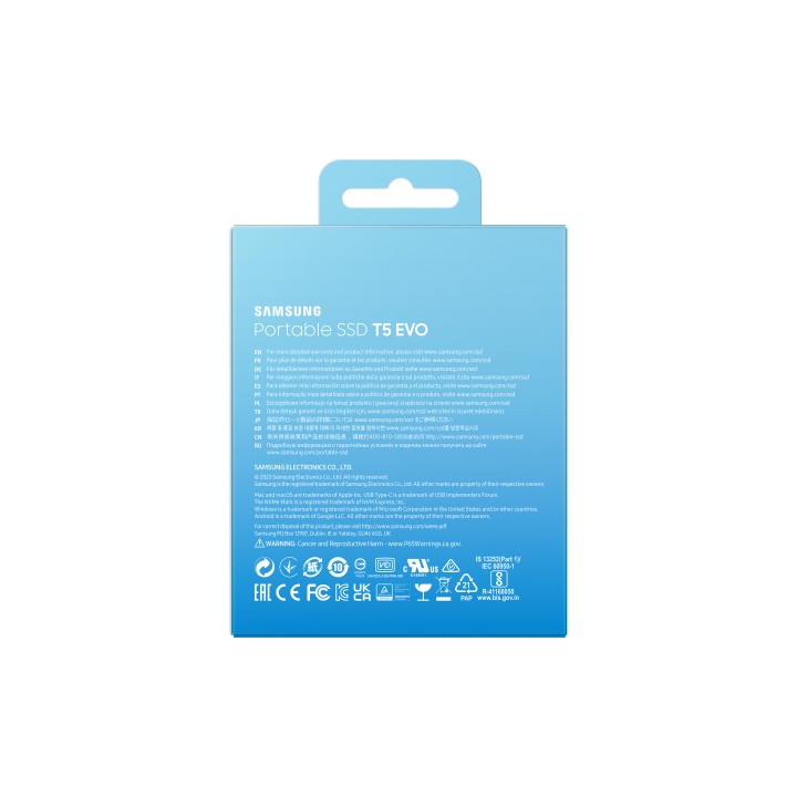 SSD Samsung T5 2Tb USB 3.2 Negro (MU-PH2T0S/EU)