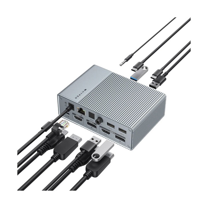 Dock Station TARGUS HyperDrive USB-C Plata (HDG215-EU)