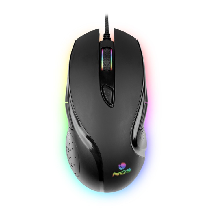 Ratón Gaming NGS Óptico RGB USB 7200dpi Negro (GMX-125)