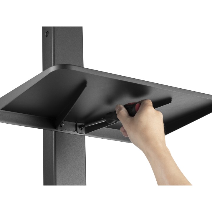 Soporte Suelo EQUIP 37"-75" Máx. 40Kg Negro (EQ650613)