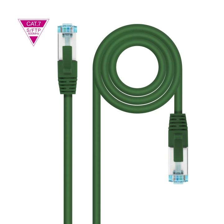 Latiguillo Nanocable Cat7 SFTP 1m Verde (10.20.1701-GR)