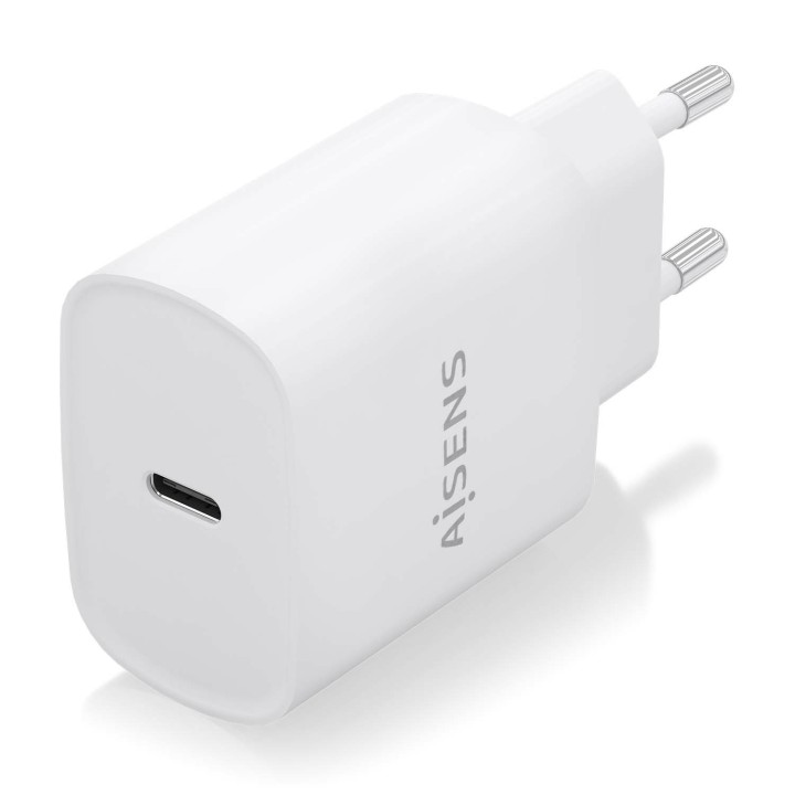Cargador de Pared AISENS 1xUSB-C 20W Blanco (A110-0752)