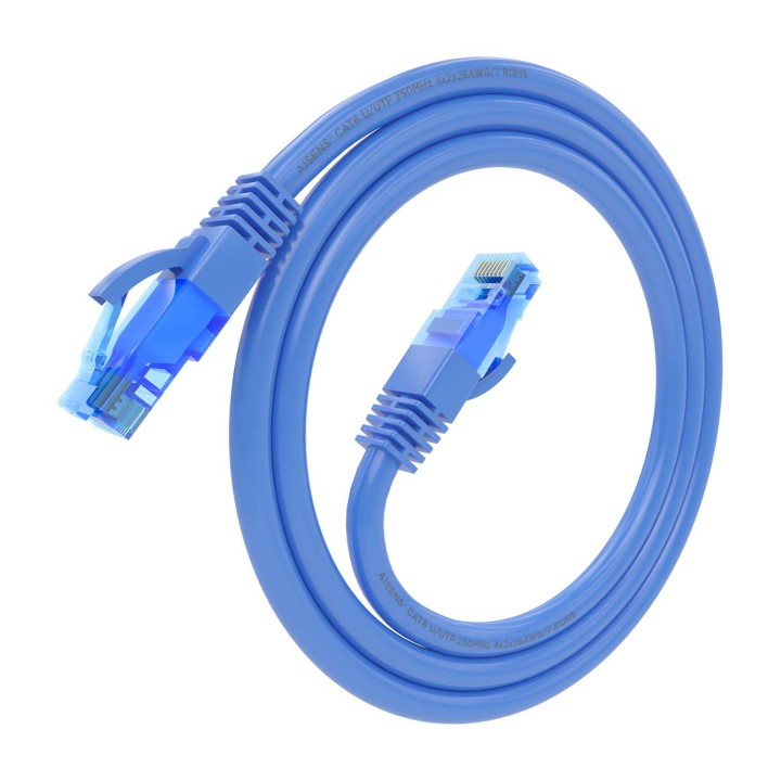 Cable AISENS RJ45 Cat.6 UTP CCA 50cm Azul (A135-0797)