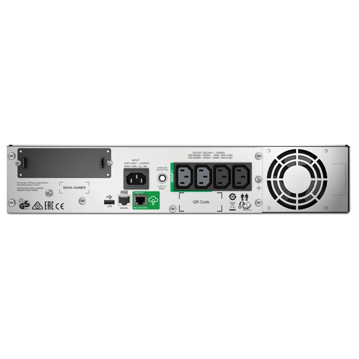 S.A.I. APC 1000VA 700W Rack 2U Negra (SMT1000RMI2UC)