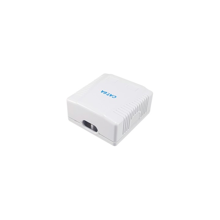 Roseta EQUIP 2xRJ45 Cat.6a Hembra Blanco (EQ235216)