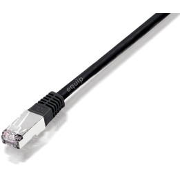 Latiguillo EQUIP Cat.5e F/UTP 10m Negro (EQ225456)