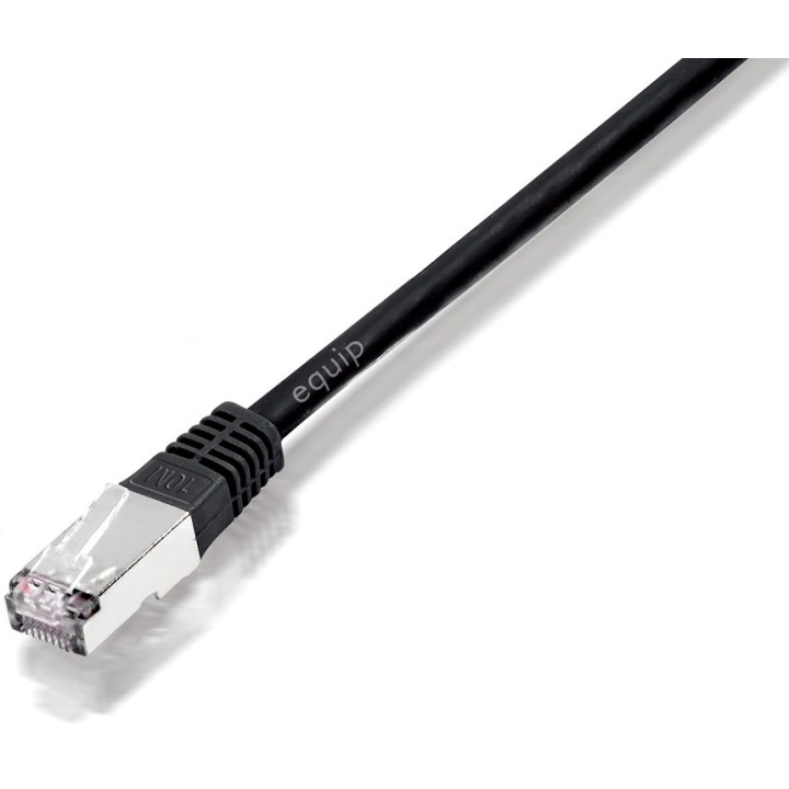 Latiguillo EQUIP Cat.5e F/UTP 10m Negro (EQ225456)
