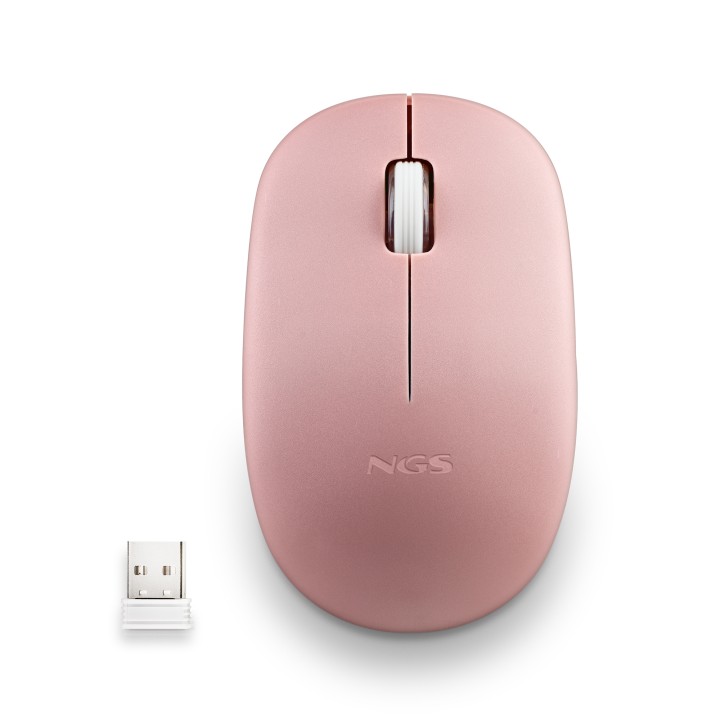 Ratón NGS FOG Pro Óptico RF 2.4GHz Rosa (FOGPROPINK)