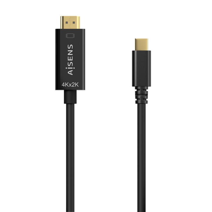 Adaptador AISENS USB-C/M HDMI/M 1.8m Negro (A109-0624)