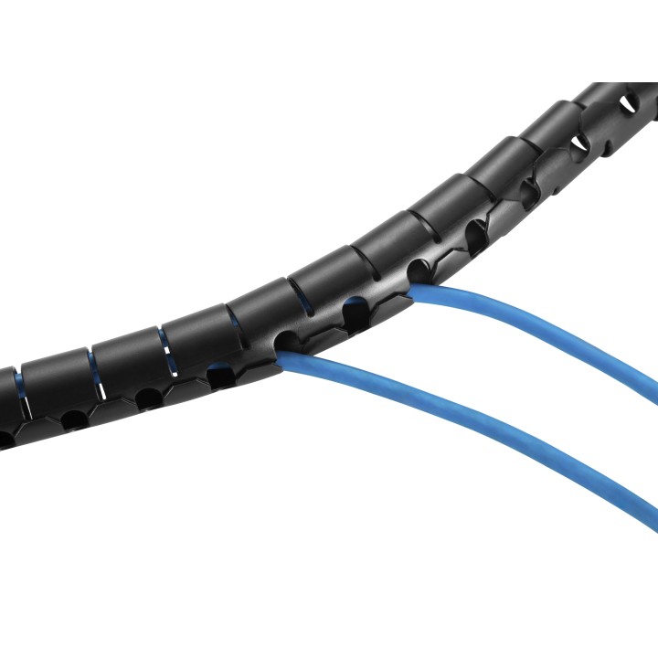 Organizador Cables EQUIP en Espiral 1m Negro (EQ650867)