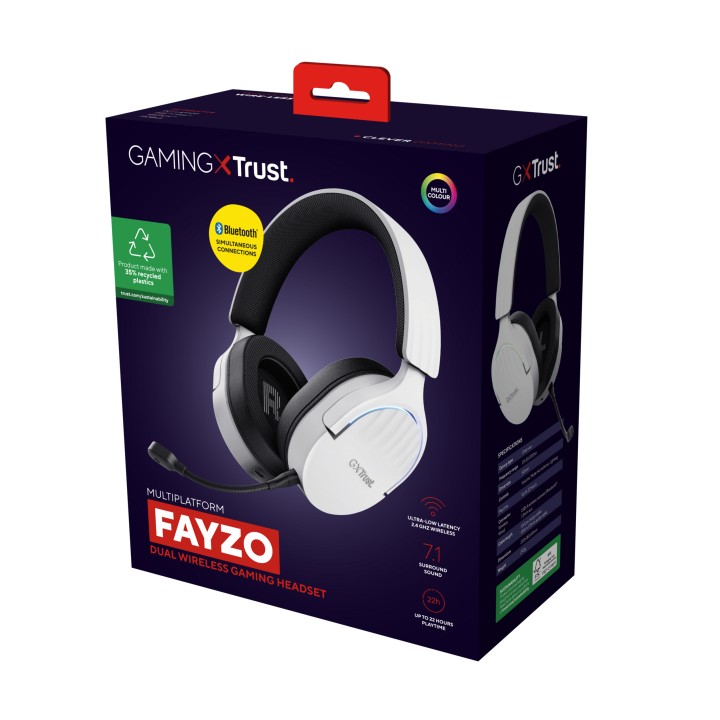 Auric+Micro Gaming Trust GXT 491W BT 3.5mm B/N (25304)