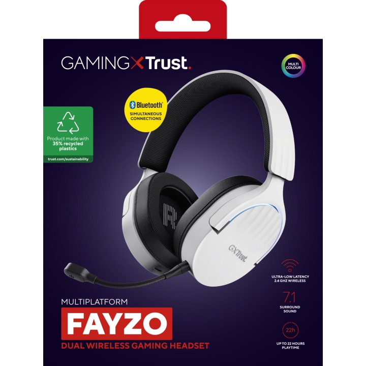 Auric+Micro Gaming Trust GXT 491W BT 3.5mm B/N (25304)