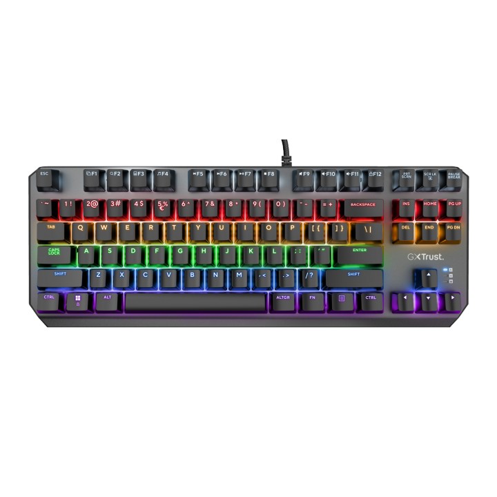 Teclado Gaming Trust GXT 834 Callaz RGB Negro (24407)