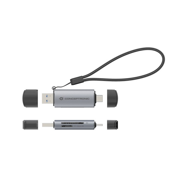 Lector Tarjetas CONCEPTRONIC SD/SDHC/SDXC/mSD (BIAN05G)