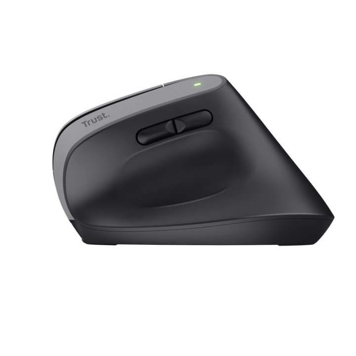Ratón Vertical Trust Bayo+ Óptico RF BT Negro (25146)