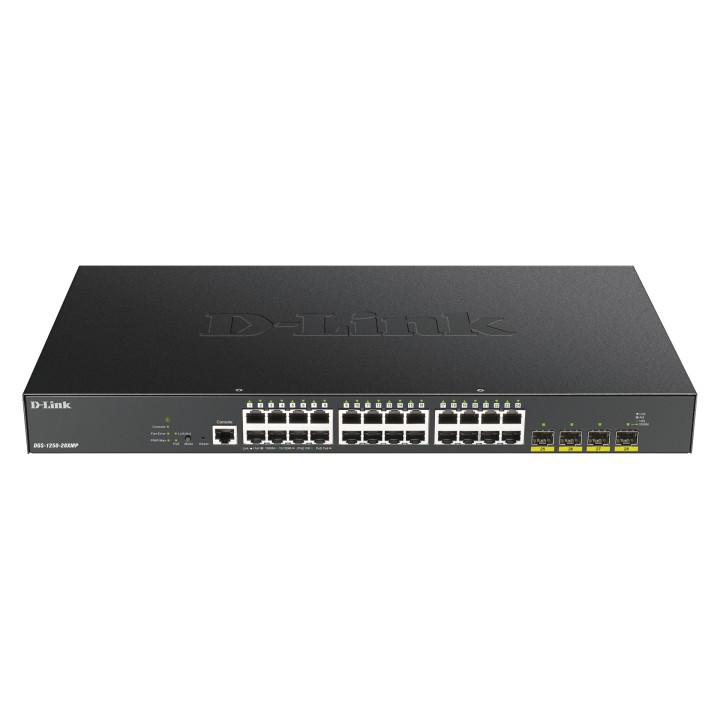 Switch D-Link 24xRJ45 GbE 4xSFP+ PoE (DGS-1250-28XMP/E)