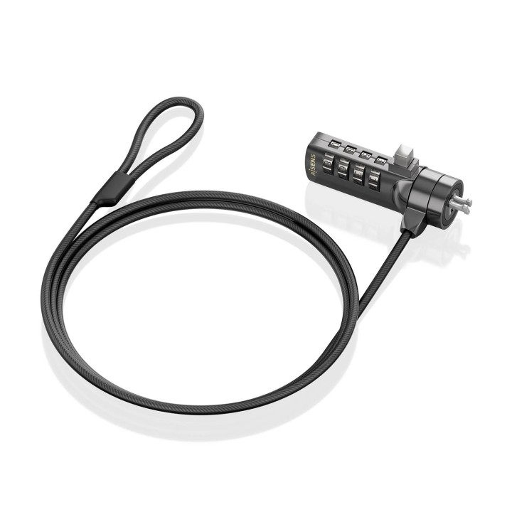 Cable Seguridad AISENS Combinación 1.5m(ASLK-D40N03-BK)