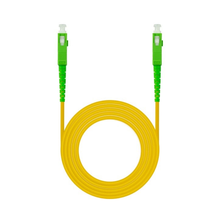 Fibra Nanocable SC/APC-SC/APC 2m Amarillo (10.20.0002)