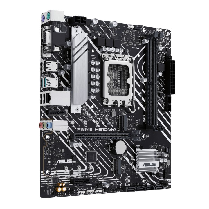 ASUS PRIME H610M-A-CSM: (1700) 2DDR5 HDMI VGA DP mATX