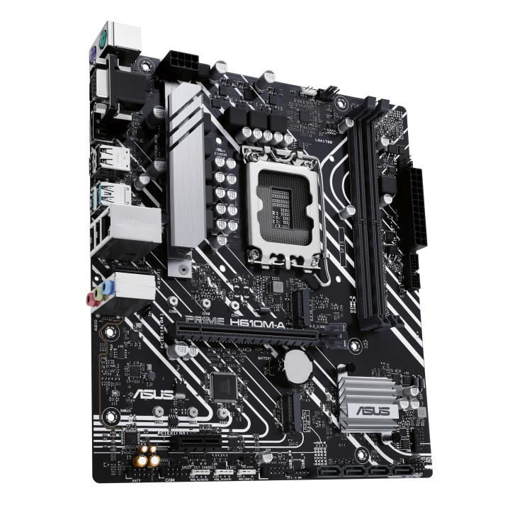 ASUS PRIME H610M-A-CSM: (1700) 2DDR5 HDMI VGA DP mATX