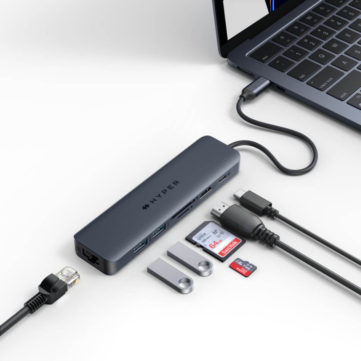 Hub TARGUS HyperDrive Next USB-C 7p 100W Azul(HD4003GL)