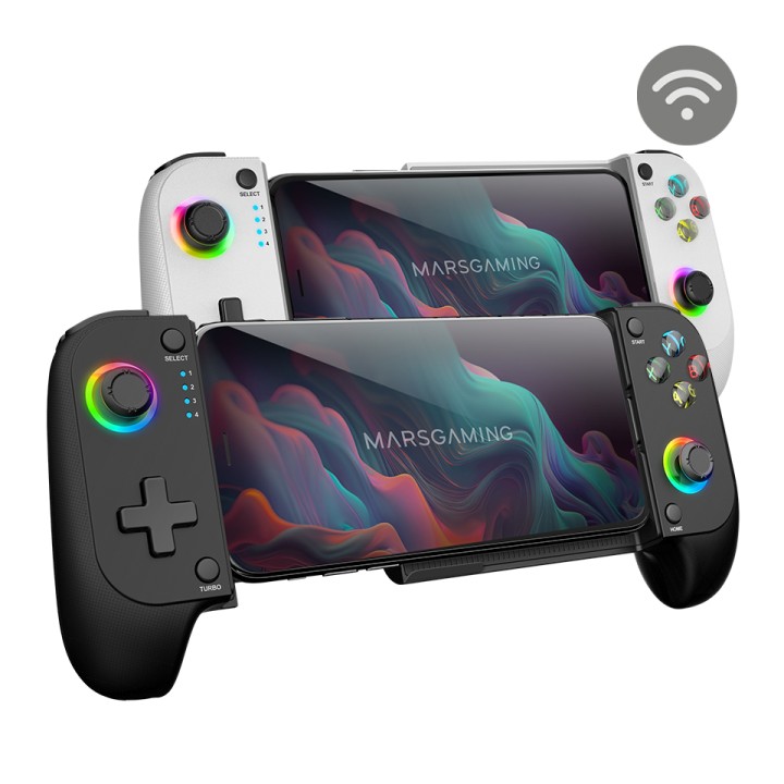 GamePad Mars Gaming Bluetooth USB-C Blanco (MGPXW)