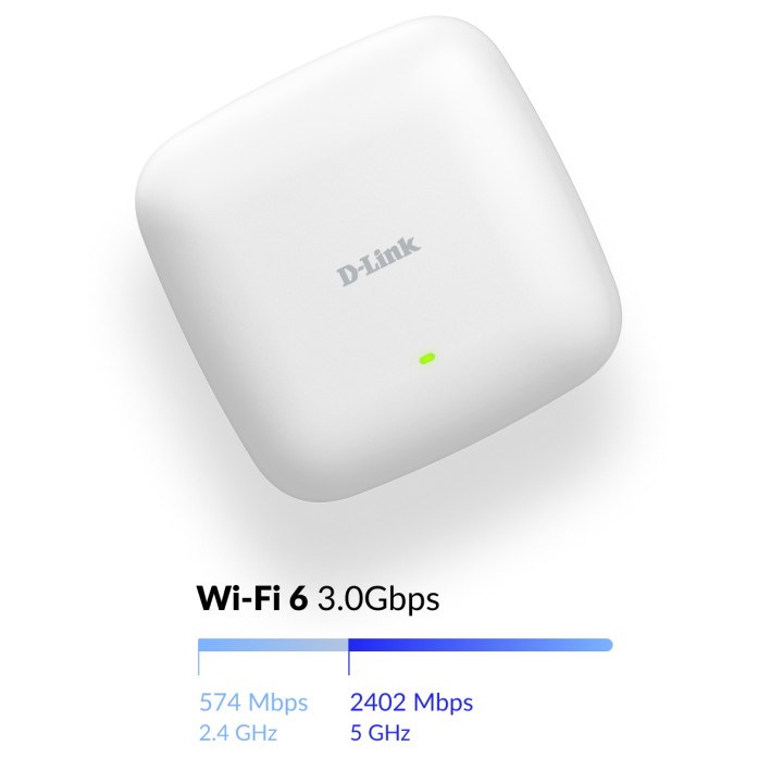Pto Acceso D-Link AX3000 1xRJ45 WiFi 6 PoE (DAP-X3060)