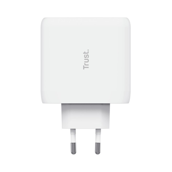 Cargador de Pared Trust Maxo 65W 2xUSB-C Blanco (25381)