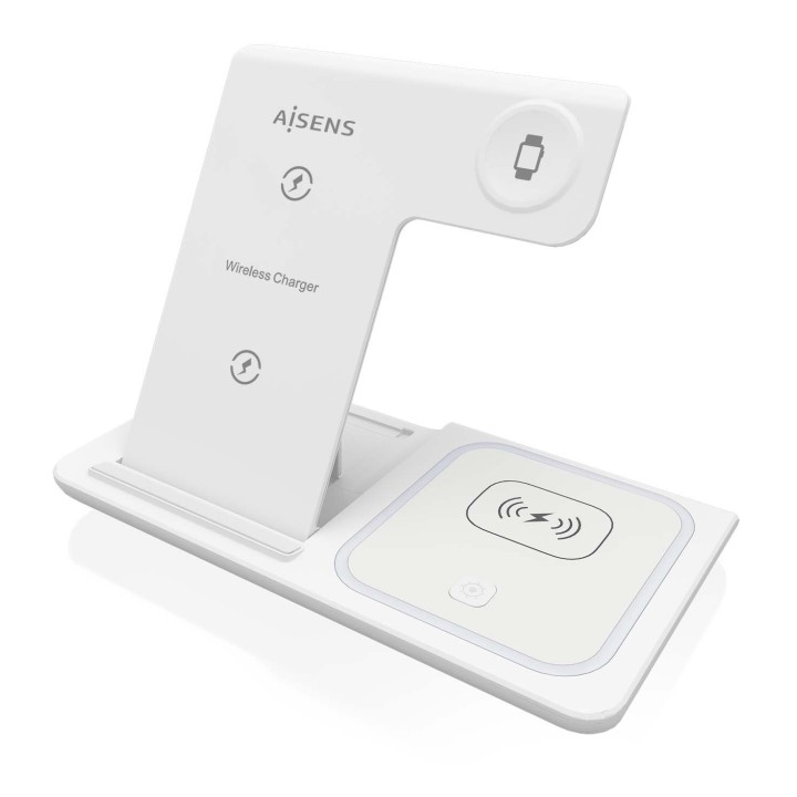 Base AISENS carga Inalámbrica 15W (ASCH-15W3WC044-W)