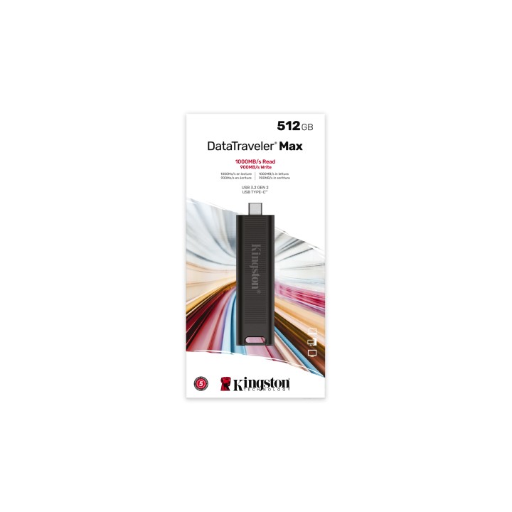 Pendrive Kingston Traveler 512Gb USB-C (DTMAX/512GB)