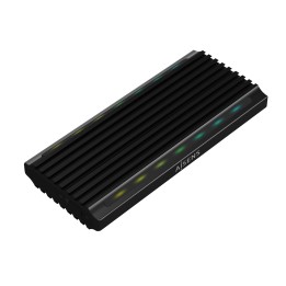 Caja AISENS SDD M.2/SATA USB-C 3.1 Negro (ASM2-RGB012B)