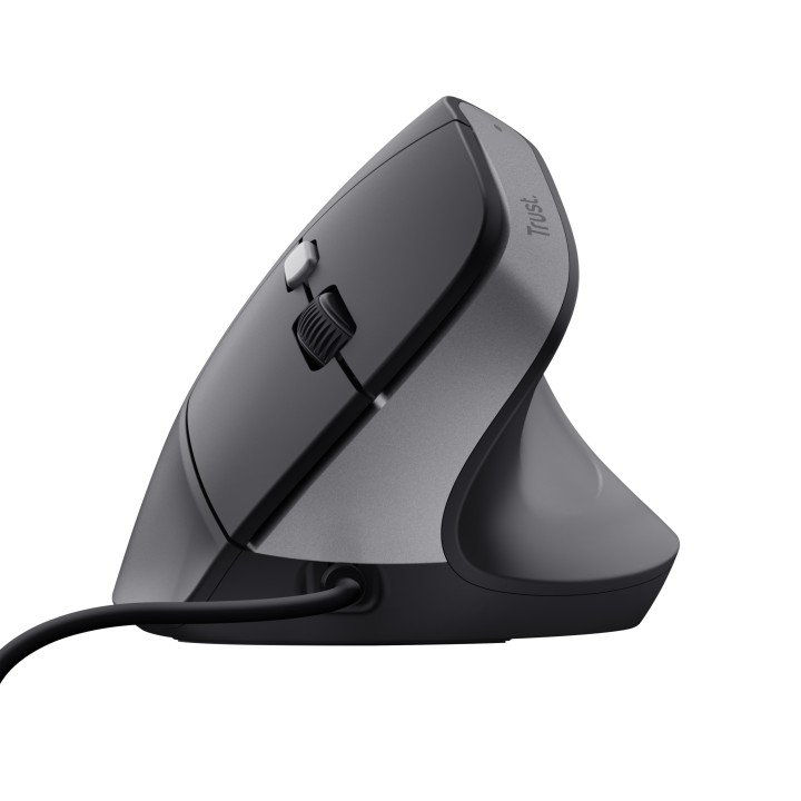 Ratón Vertical Trust Bayo II Óptico USB-A Negro (25144)