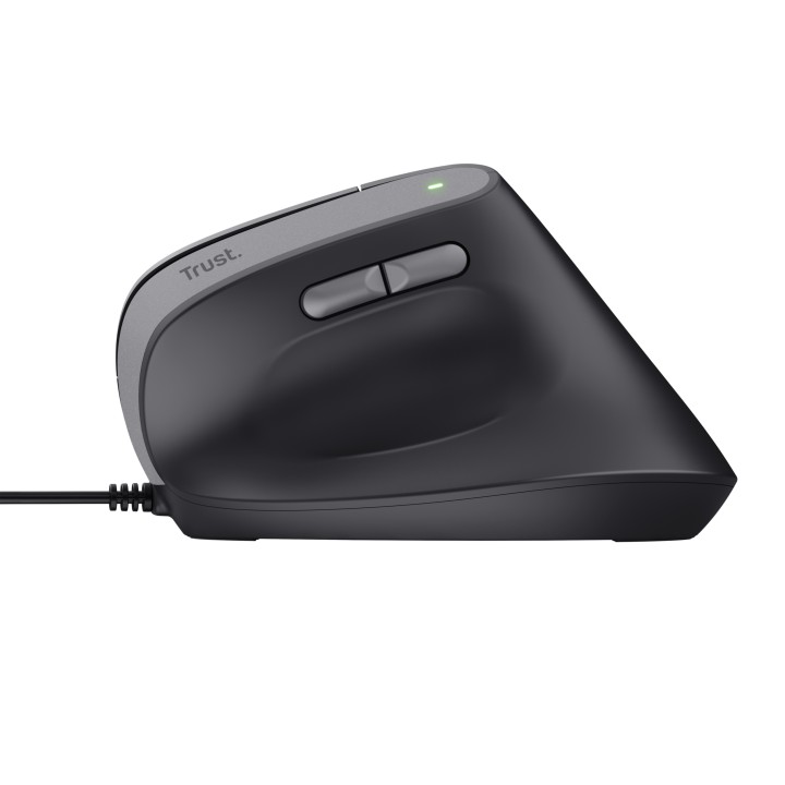 Ratón Vertical Trust Bayo II Óptico USB-A Negro (25144)