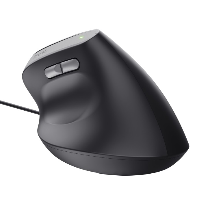 Ratón Vertical Trust Bayo II Óptico USB-A Negro (25144)