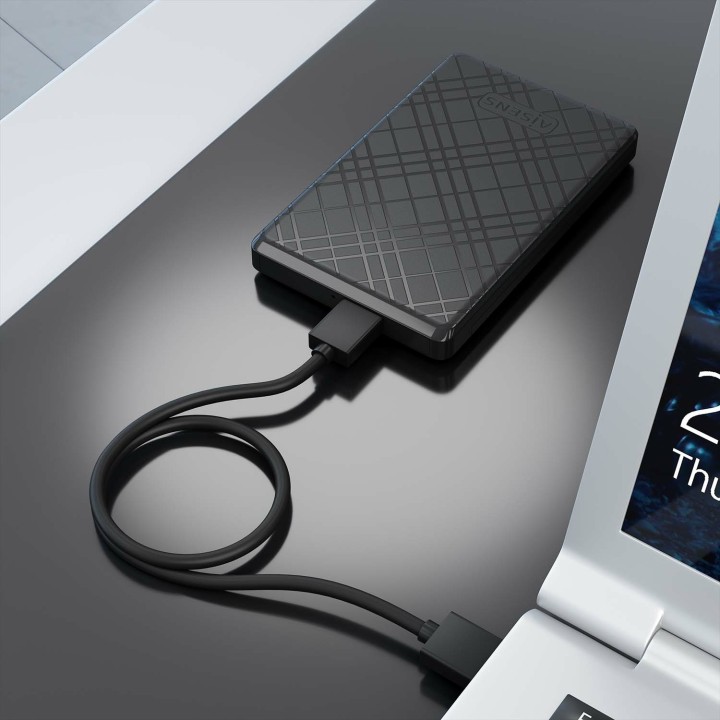 Caja AISENS HDD 2.5" SATA USB 3.0 Negra (ASE-2522B)