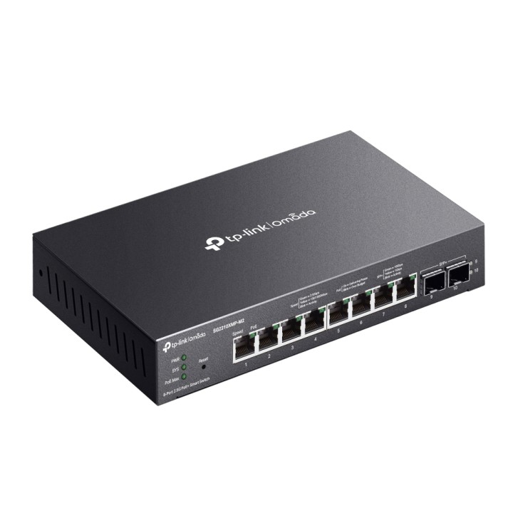 Switch TP-Link 10xRJ45 2xSPF+ 10GbE PoE+ (SG2210XMP-M2)
