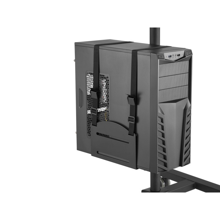 Soporte Suelo EQUIP 17"-32" 4 Ruedas Negro (EQ650171)
