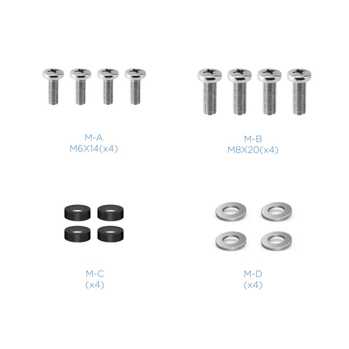 Soporte Pared TOOQ 13"-43" Negro (LP1345TN-B)