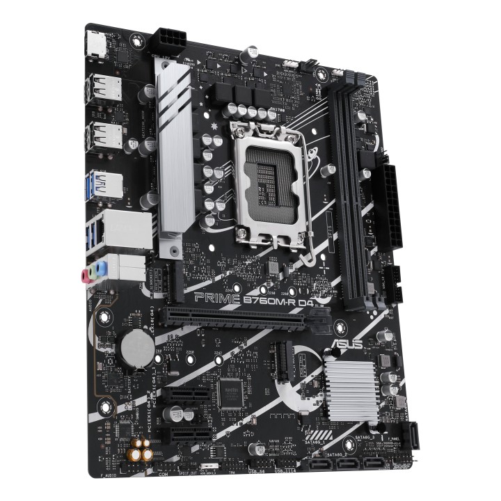 ASUS PRIME B760M-R D4: (1700) 2DDR4 HDMI RJ45 mATX