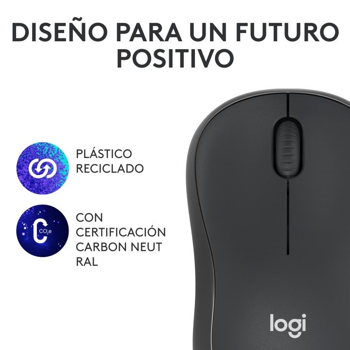 Ratón LOGITECH M240 Bluetooth Grafito (910-007119)