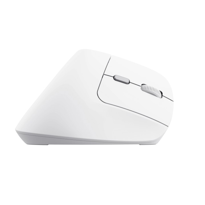 Ratón Vertical Trust Bayo II Óptico RF Blanco (25398)